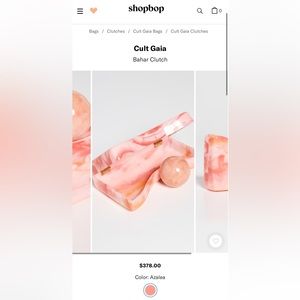 Cult Gaia Bahar Acrylic Clutch